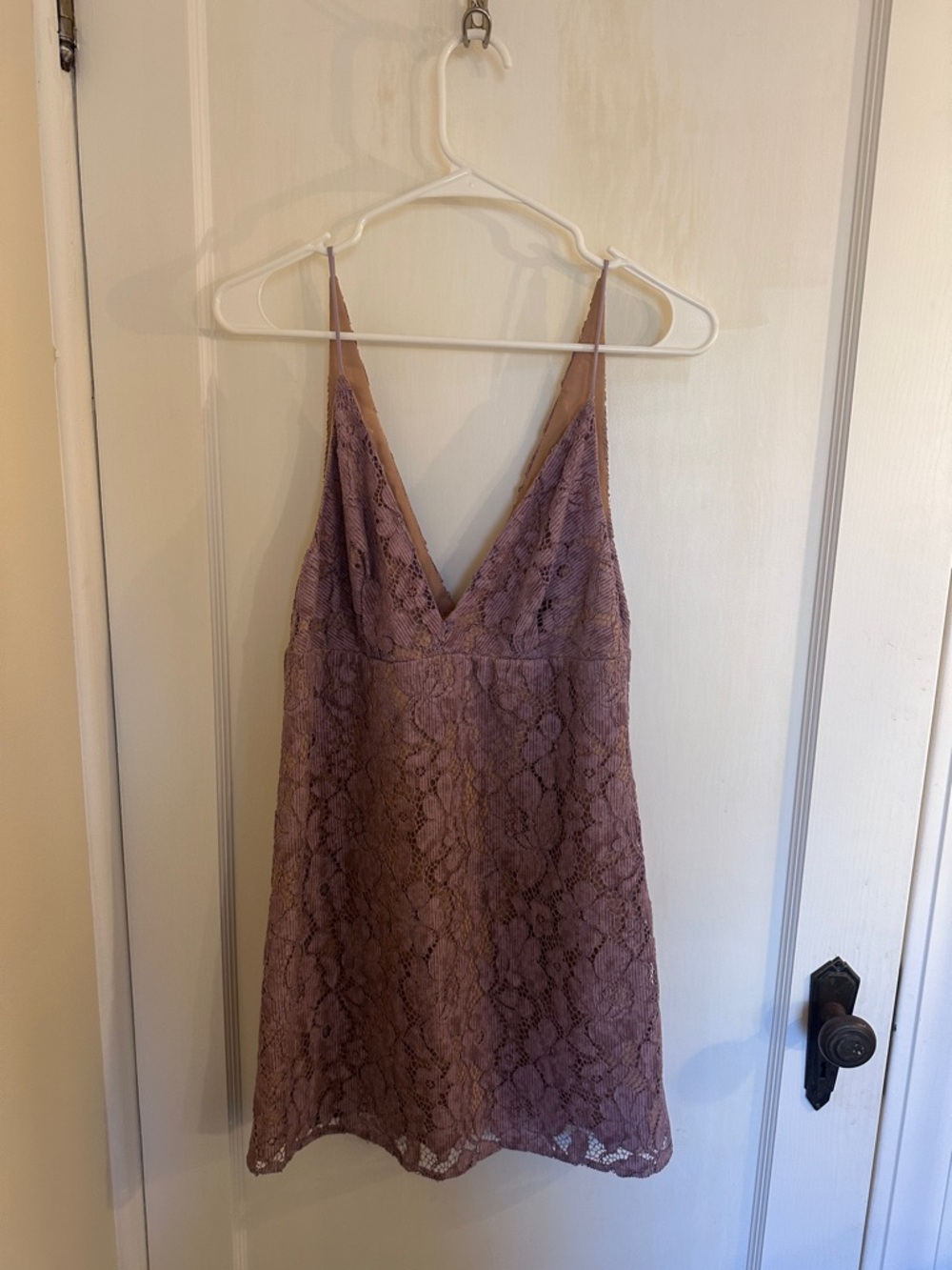 Free People Mauve Lace Dress